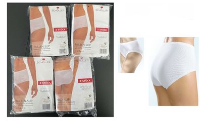 Schöller - 3er Pack bequeme Damen Unterwäsche Taillen-Slip Frauen Panties Slips