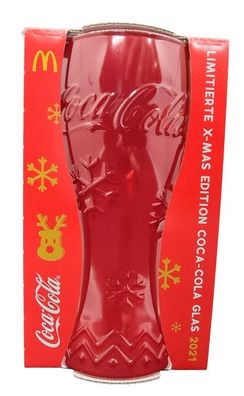 Coca Cola / McDonalds Weihnachtsglas (ROT) Gläser - Weihnachten XMAS 2021