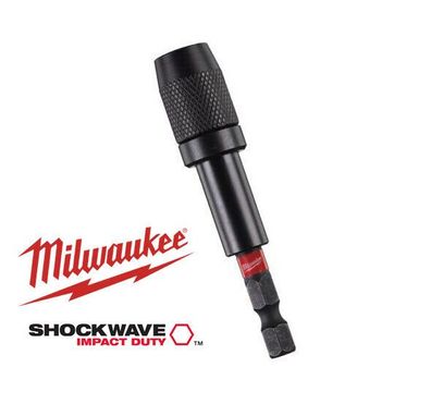 Milwaukee Shockwave schlagfester Magnetbithalter Schnellwechsel Impact 1/4" HEX