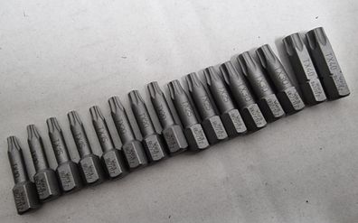 WERA Torx Bits Sortiment (16-teilig, T10 15 20 25 30 40) Bitsatz Bitset 867/1TZ