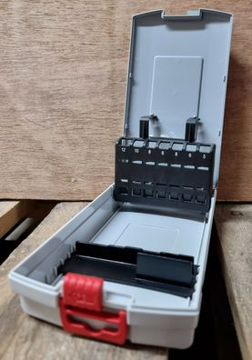 BOSCH Bohrerkassette leer - Leerbox für 7 SDS+ Bohrer 5-12mm ProBox Kunststoff