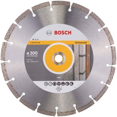 Bosch Professional Diamanttrennscheibe 300 x 25,4 mm - Expert für Universal
