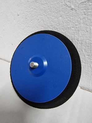 Klett-Schleifteller mit flexiblem Polster (Ø 125mm) mit 5/16" Zoll Außengewinde