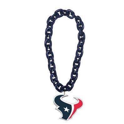 NFL Houston Texans FanChain Kette von FanFave 3D Big Logo 847624067121