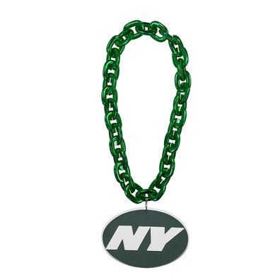 NFL New York Jets FanChain Kette von FanFave 3D Big Logo 847624067213