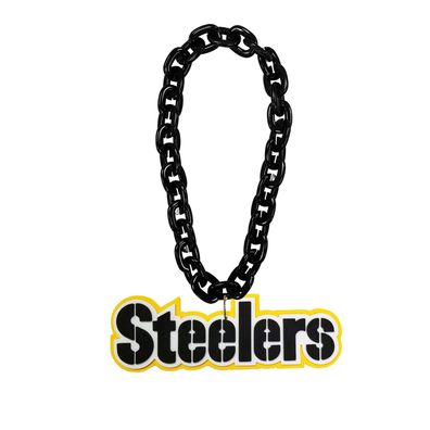 NFL Pittsburgh Steelers FanChain Kette von FanFave 3D Big Logo 847624067244