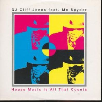 CD-Maxi: Cliff Jones feat. Mc Spyder House music is all that counts (2007) DIGI 088-3