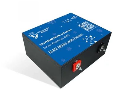 Ultimatron Batterie LiFePO4 12.8V 180Ah BMS Bluetooth Wohnmobil mit Heizelement