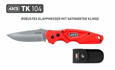 Klappmesser TK104 Satinierte Klinge inkl. Holster Top Qualität