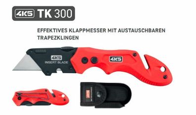 Arbeitsmesser TK300 Trapezkklinge inkl. Holster