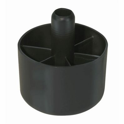 Hettich Möbelgleiter Kunststoff schwarz D 50 mm x 34 mm 1 Stück (Gr. 50 mm x 34 mm)