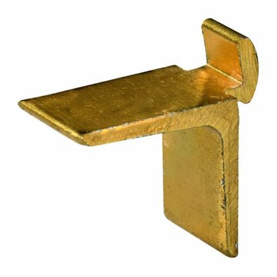 Hettich Bodenträger für Schiene 11/13,5mm gold 8 Stück Schrank Regal Möbel