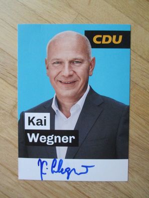 Berlin Bürgermeister MdB CDU Kai Wegner - handsigniertes Autogramm!!!