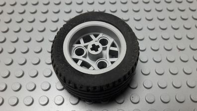 Lego 1 Reifen Rad 43.2x22 ZR Neuhellgrau Nummer 44292c02