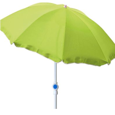 Runder Sonnenschirm Gartenschirm Schirm Sonnenschutz lime grün Ø2m knickbar UV