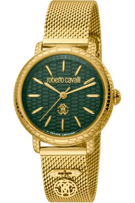 Roberto Cavalli by Franck Muller RV1L098M0076 green gold Women's Watch NEW