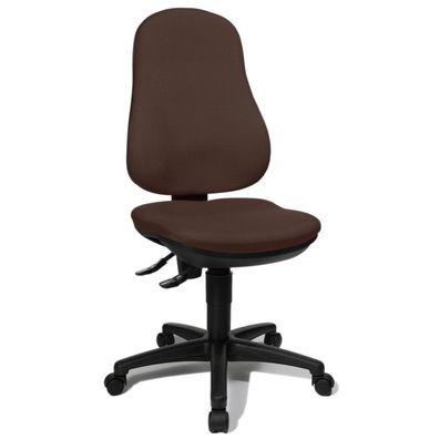 Hochwertiger Drehstuhl dunkel braun Bürostuhl ergonomische Form Made in Germany
