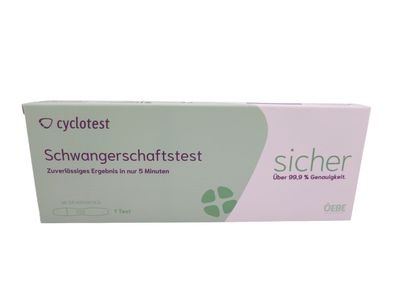 Cyclotest Schwangerschaftstest 25 mlU/ ml Urin - 1 Stück - PZN 13513020
