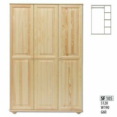 Echtes Holz Massivholz Vollholz Kleiderschrank Schrank Massive Schränke Modern