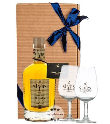 Slyrs Whisky Geschenkset (43 % vol., 0,35 Liter) (43 % vol., hide)