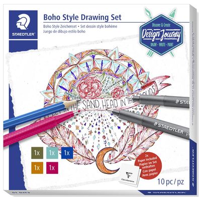 Staedtler Trendset Design Journey Boho Style Zeichenset