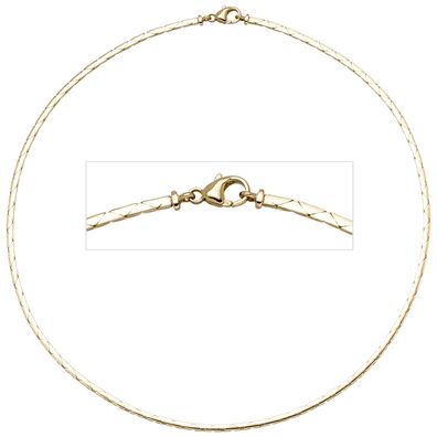 Halskette Kette 585 Gold Gelbgold 42 cm Goldkette Karabiner