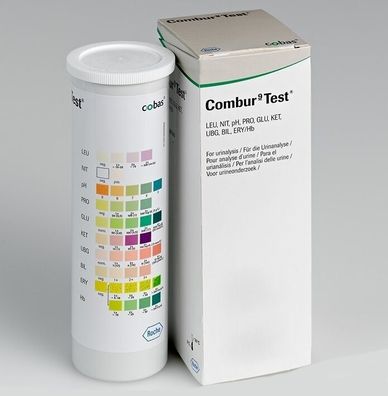 Combur 9 Teststreifen 50 Stück NEU OVP PZN 02422455 Urinteste Urinstix Teste