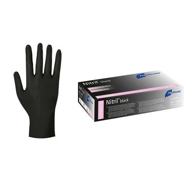 Nitril Black Handschuhe Schwarz Meditrade Einmalhandschuhe Größen Latexfrei 100