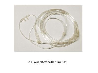 20 x O2 Brille Sauerstoff-Brille Nasenbrille Sauerstoffbrille AeroPart HSB11-S