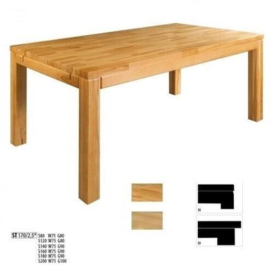 Esstisch Holz Tische Wohn Ess Zimmer Tisch Massivholz Esstische Echtholz 180x90