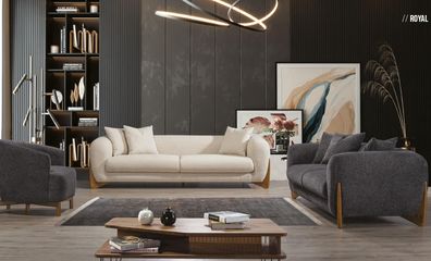 Italienische Stil Möbel Sofagarnitur Mehrfarbige Textil Couch Sofa Garnituren