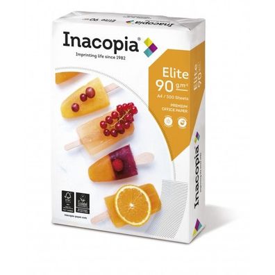Inacopia Elite Inkjetpapier 90g/ m² DIN-A4 - 500 Blatt weiß