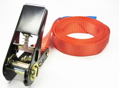 4x Spanngurt mit Ratsche Zurrgurte Zurrgurt Ratschengurt rot 4 Meter!