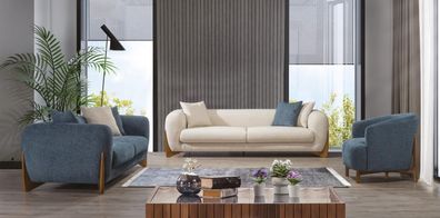 Italienische Stil Möbel Einrichtung Sofagarnitur Couch Sofa Möbel 3 + 3 + 1 Sitzer