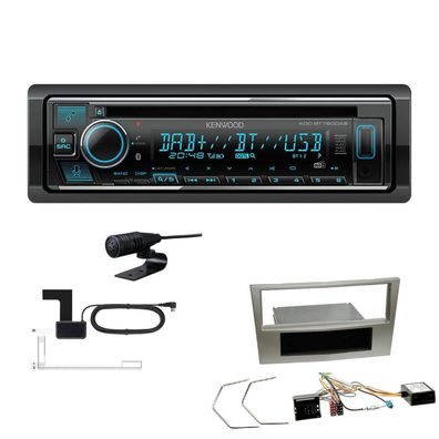 Kenwood 1-DIN Receiver Autoradio Bluetooth für Opel Zafira B satin stone Canbus