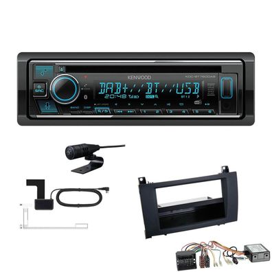 Kenwood 1-DIN Receiver Autoradio DAB Bluetooth für Mercedes-Benz SLK mit Canbus