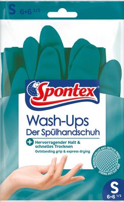 Mapa Spontex Wash - Ups Handschuhe Spülhandschuhe Anti -Rutsch - System Gr. S - L