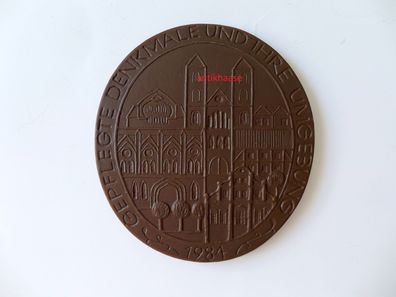 DDR Medaille Plakette Gepflegte Denkmale und ihre Umgebung 1984