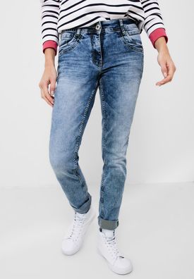Cecil Loose Fit Jeans in Authentic Used Wash-32er Länge
