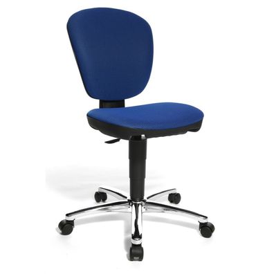 Kinder- und Jugend Drehstuhl blau Bürostuhl ergonomische Form Made in Germany