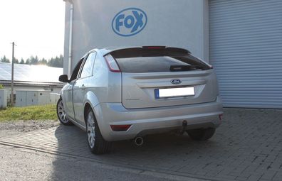 Fox Auspuff Sportauspuff Komplettanlage für Ford Focus 2 Facelift Fließheck 1,4