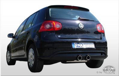 Fox Auspuff Sportauspuff Komplettanlage für VW Golf V TSI - 1K 1,4 TSI