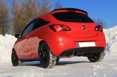 Fox Auspuff Sportauspuff Komplettanlage für Opel Corsa E 1.4l Turbo 74/110kW
