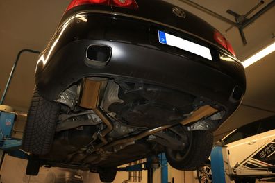 Fox Duplex Auspuff Sportauspuff Sportendschalldämpfer für VW Phaeton - 3D 4,2l
