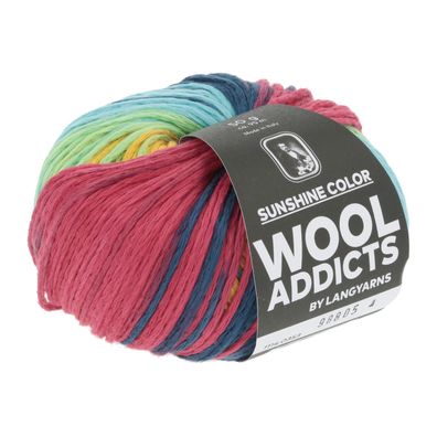 Wooladdicts 50g "Sunshine color"-schimmerndes Baumwollgarn mit sauberem Maschenbild