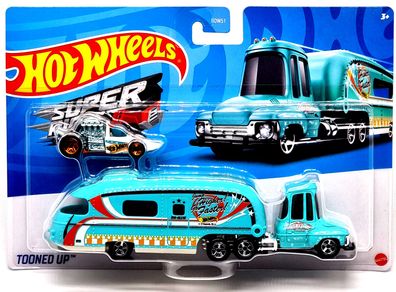 Hot Wheels LKW mit Auto Super Rigs Truck Pack GKC23 Tooned Up