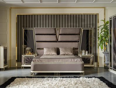 Luxus Bett Design Betten Doppelbetten Schlafzimmer Möbel Einrichtung