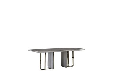 Esstisch Weiß Tisch Luxus Esszimmer Stil Elegantes Schön Metall Modern Neu