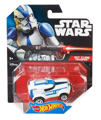 Hot Wheels Star Wars 501st Clone Trooper Character Car