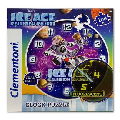 Clementoni Ice Age Puzzle Uhr Kinderuhr